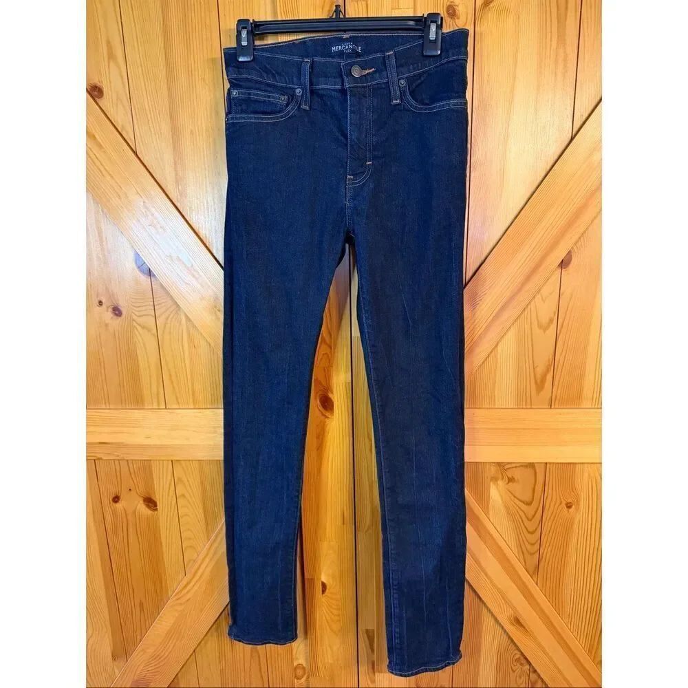 J. Crew Mercantile Flex Men’s Slim Fit Dark Wash Jeans Size 29x32 (6783)